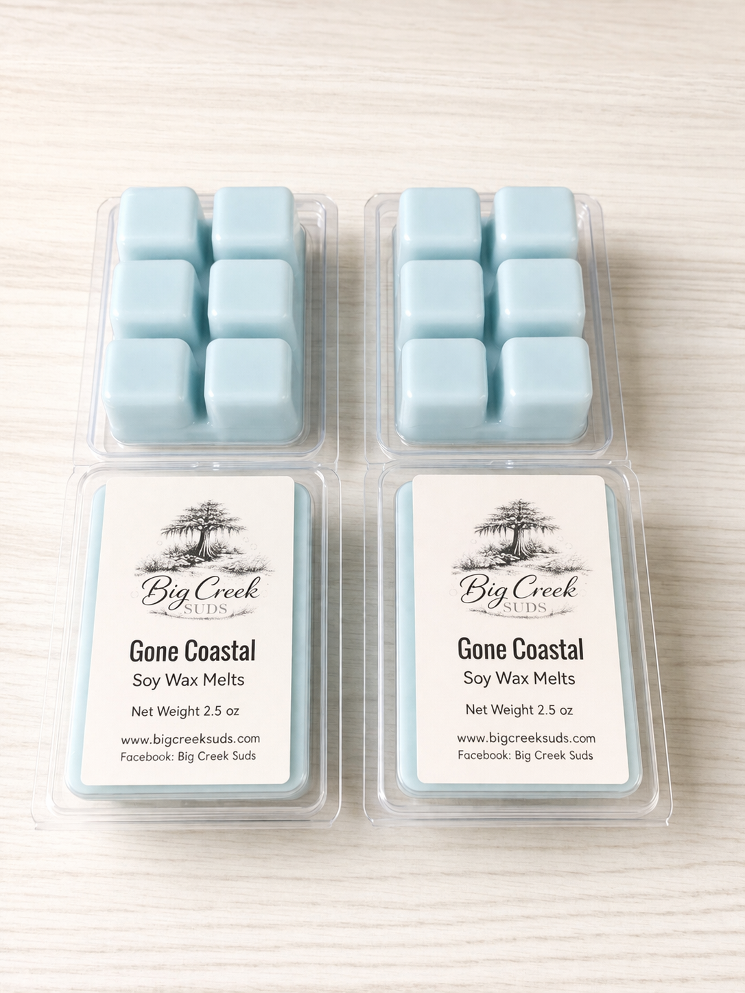 Gone Coastal Soy Wax Melts – Fresh Ocean Breeze Scent