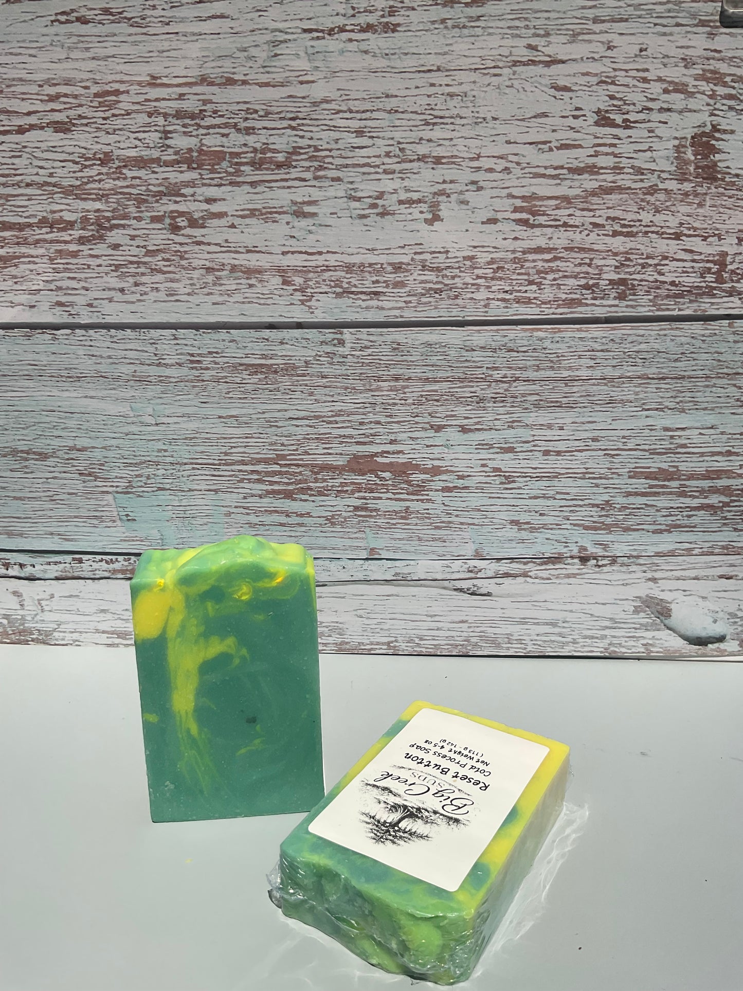 RESET BUTTON – EUCALYPTUS, MINT & LEMON HANDCRAFTED Cold Process SOAP