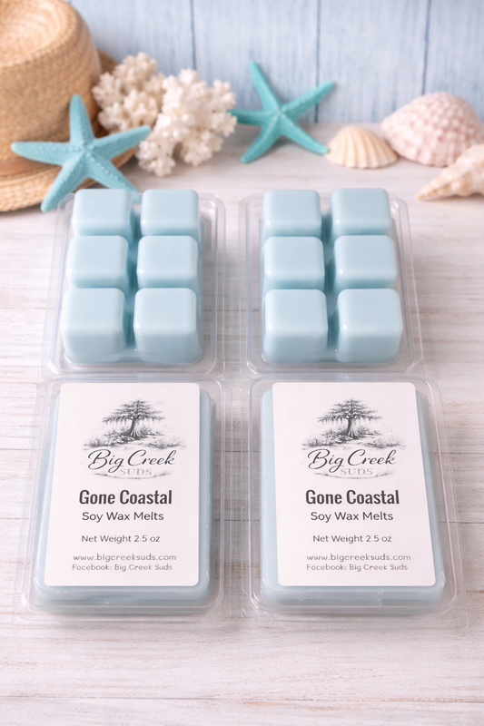 Gone Coastal Soy Wax Melts – Fresh Ocean Breeze Scent