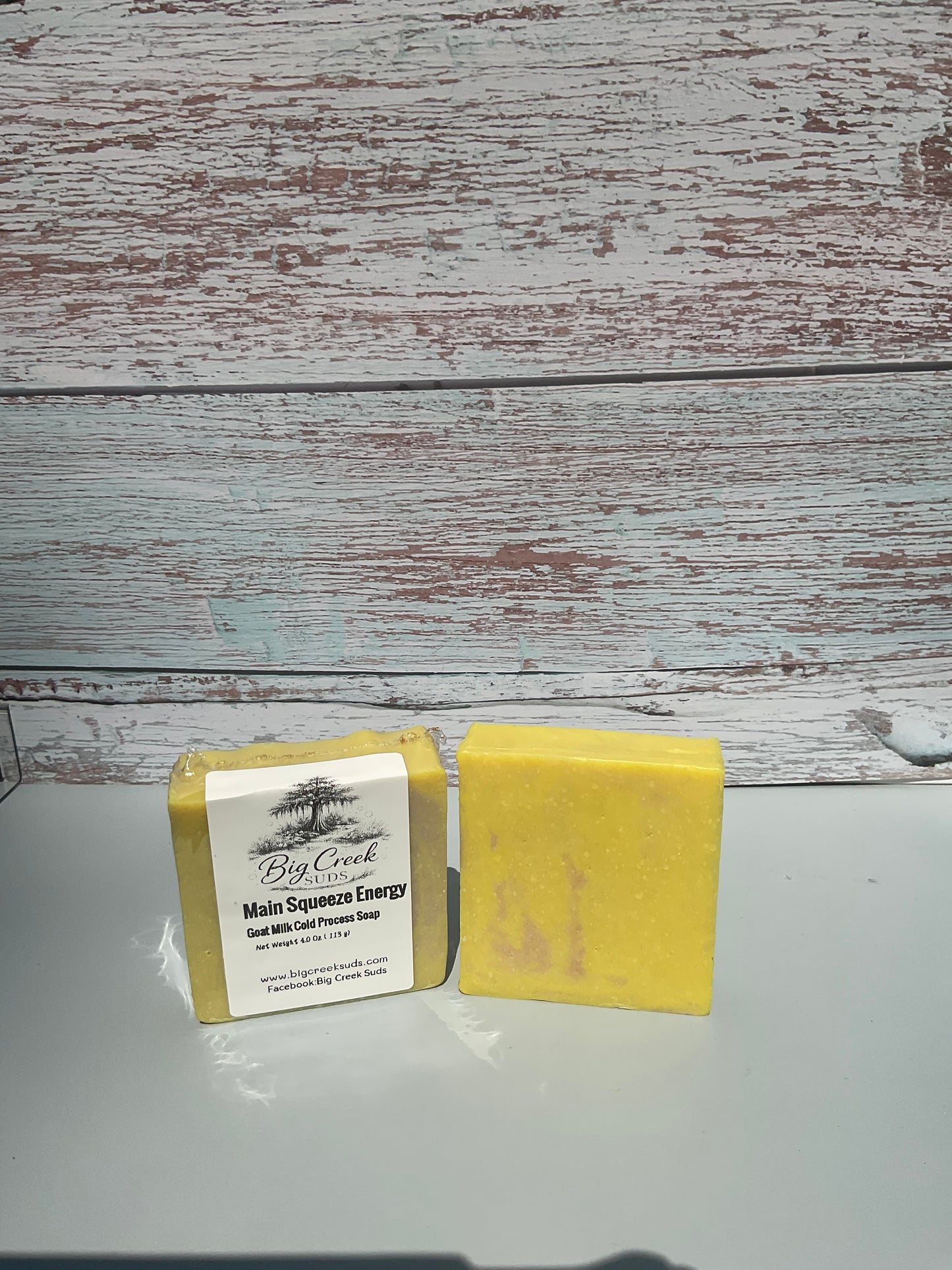 Main Squeeze Energy- Goat Milk Cold Process Soap