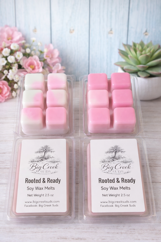 Rooted & Ready Soy Wax Melts – Fresh Floral Desert-Inspired Scent