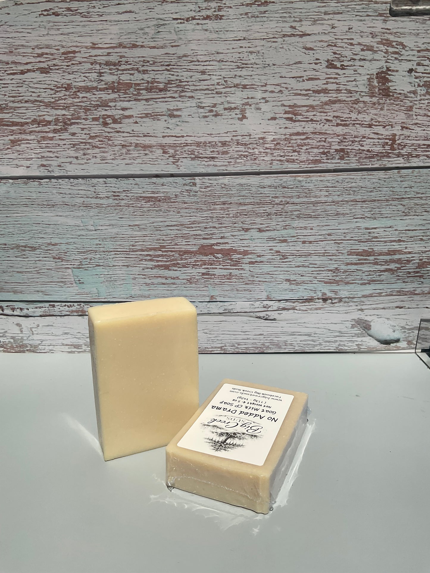 No Added Drama-  Goat Milk Cold Process Soap - Simple -Gentle-Fragrance Free