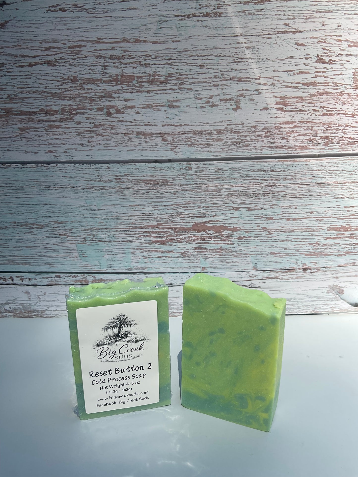 Reset Button 2- Limited Edition Swirl - Discounted Handcrafted Cold Process Soap