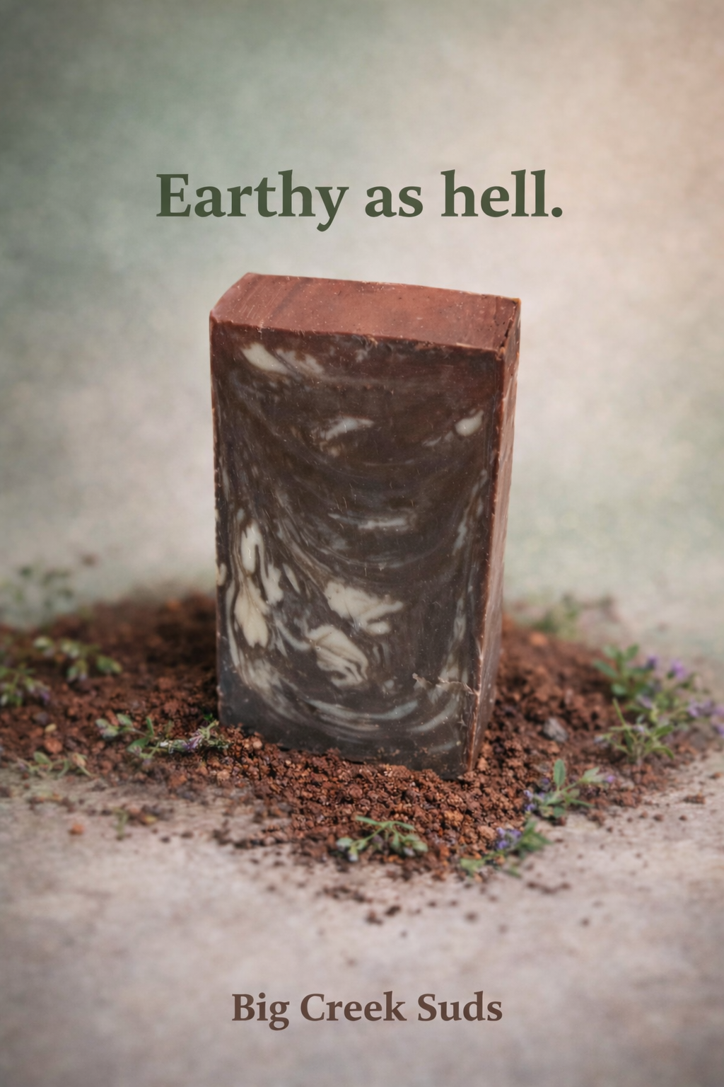 Earthy as Hell- tallow handmade cold process artisan soap