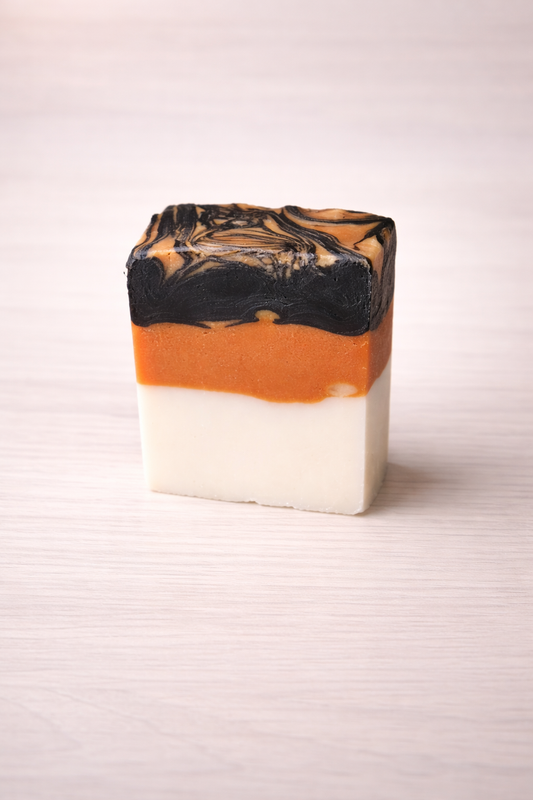 Smell like a man cold process soap send it with a fragrance blend of Bergamont and sandalwood made by Big Creek Suds in Deville Louisiana